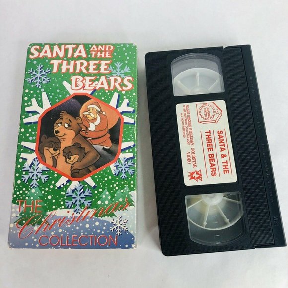 Santa And The Three Bears VCR VHS Video Tape Christmas Movie Animation Cartoon - Picture 3 of 4